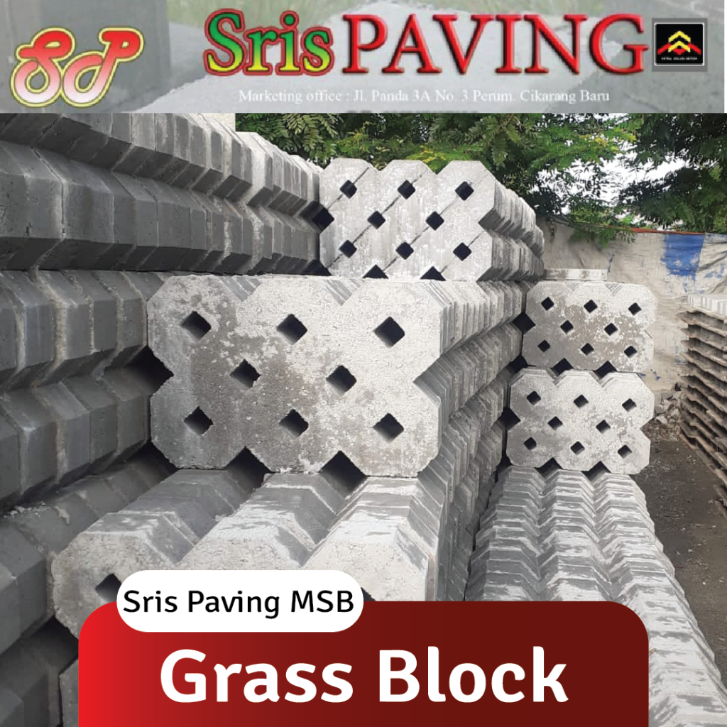 Paving Grass Block Medansatria Bekasi